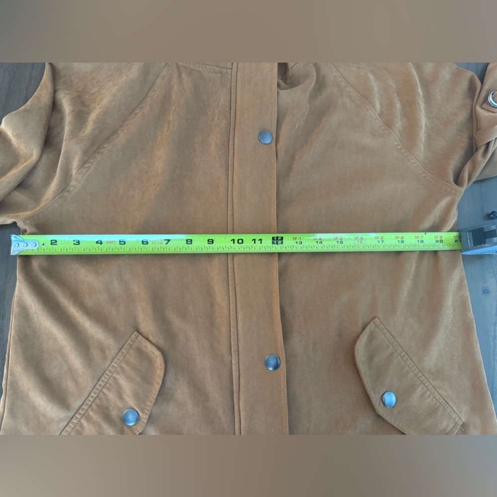 Staccato Brown Hooded Jacket Size Large - Picture 8 of 8